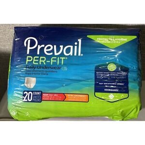 Prevail Per-Fit Unisex Incontinence Underwear - Medium Size, Bag of 20 (PF-512)